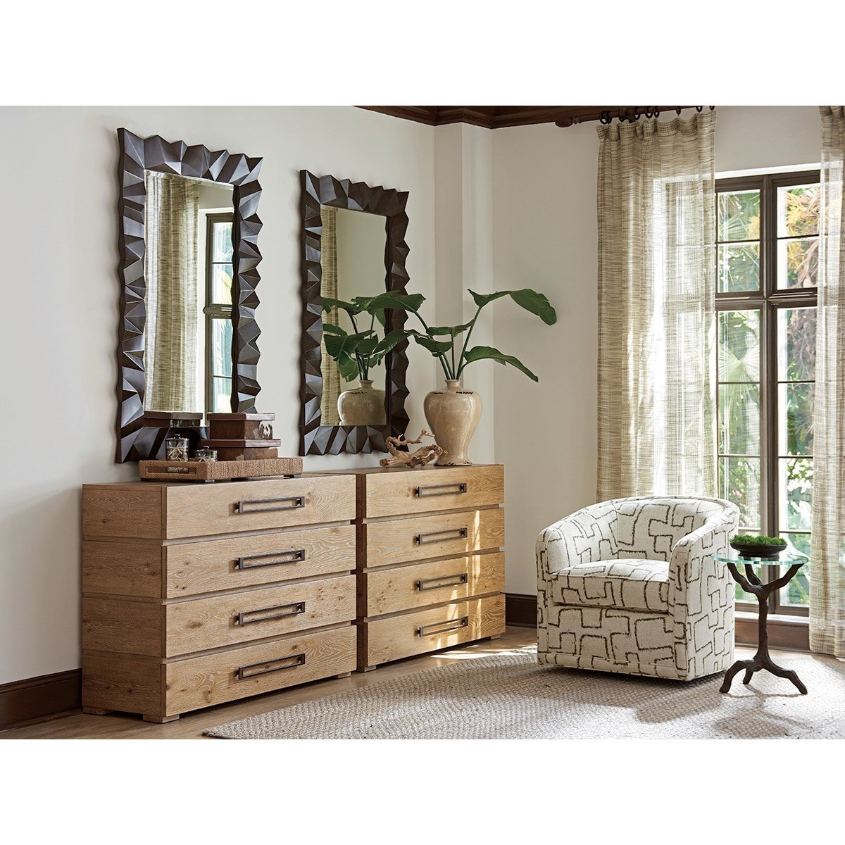 Tommy Bahama Home Los Altos 566221 Perth Contemporary Single Dresser